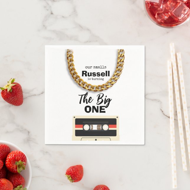 Servilleta De Papel Notorious One 1st Birthday (In situ)