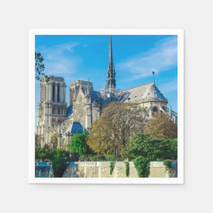 Servilleta De Papel Notre Dame de París en Francia