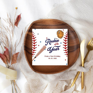 Servilleta De Papel Novato del Año en el Béisbol