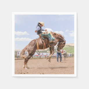 Servilleta De Papel Novelas de impresión occidental de cowboy Rodeo