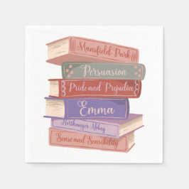 Servilleta De Papel Novelas de Jane Austen V