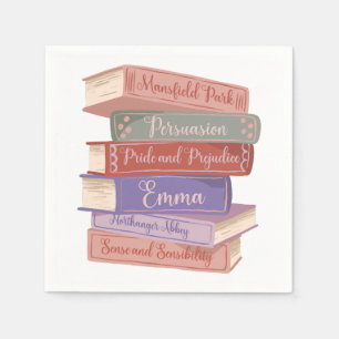 Servilleta De Papel Novelas de Jane Austen V