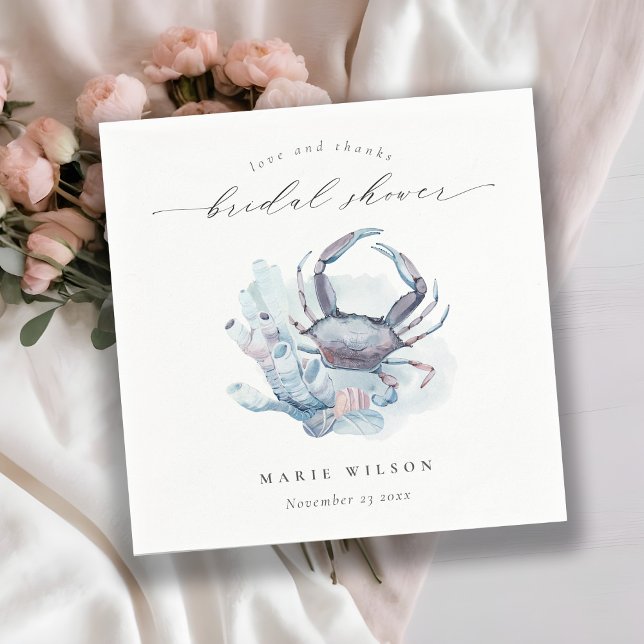 Servilleta De Papel Novia de coral de cangrejo submarino silenciado Du (Subido por el creador)