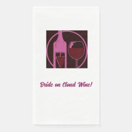 Servilleta De Papel Novia en Cloud Wine!
