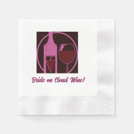 Servilleta De Papel Novia en Cloud Wine!