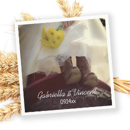 Servilleta De Papel Novia en el Boda de la granja del país del Tractor