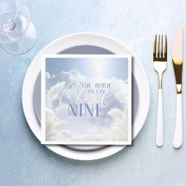 Servilleta De Papel Novia En Nueve Nueve Ducha Bridal De Pampas Blanca