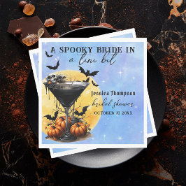 Servilleta De Papel Novia Escandalosa En Una Ducha Bridal Martini De T