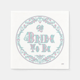 Servilleta De Papel Novia Para Estar Con Velo, Rosa Fancy - Vintage Ve