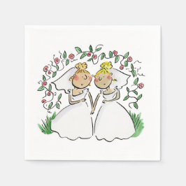 Servilleta De Papel Novias