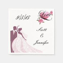 Servilleta De Papel Novias y toallas de Groom