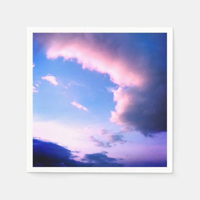 Servilleta De Papel Nube rosa (Anverso)