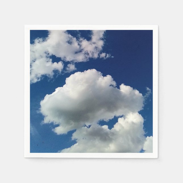 Servilleta De Papel Nubes blandas grandes (Anverso)