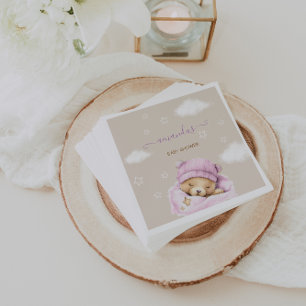 Servilleta De Papel Nubes de oso bebé ducha