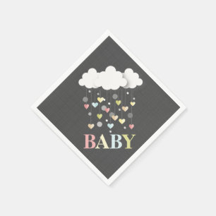 Servilleta De Papel Nubes + Servilletas de Baby Shower de los