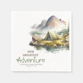 Servilleta De Papel Nuestra mayor aventura naturaleza salvaje temática