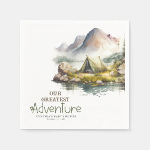 Servilleta De Papel Nuestra mayor aventura naturaleza salvaje temática