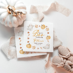 Servilleta De Papel Nuestra Pequeña Boo Baby Shower de Otoño