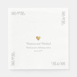 Servilleta De Papel Nuestra recepción de bodas