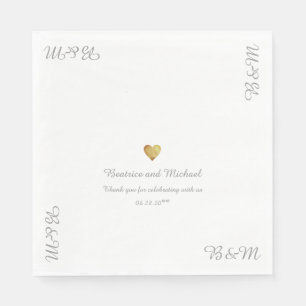 Servilleta De Papel Nuestra recepción de bodas