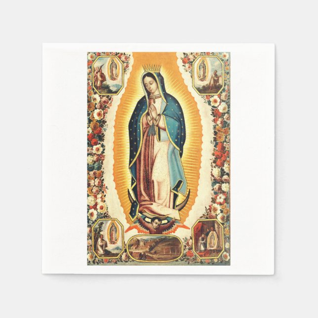 Servilleta De Papel Nuestra Señora de Guadalupe (Anverso)