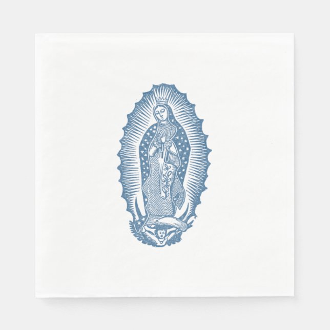 Servilleta De Papel Nuestra Señora de Guadalupe (Anverso)