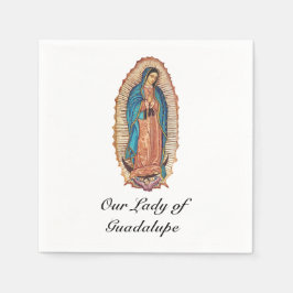 Servilleta De Papel Nuestra Señora de Guadalupe Tilma Milagrosa Arte F