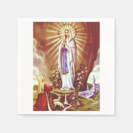 Servilleta De Papel Nuestra Señora de Lourdes