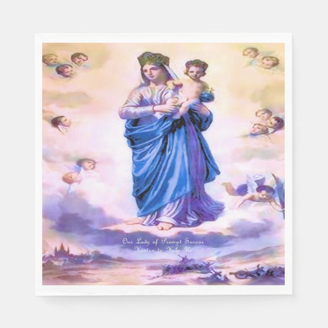Servilleta De Papel Nuestra Señora del Próximo Suceso (Anverso)