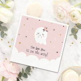Servilleta De Papel Nuestras servilletas Baby Shower rosadas de Little