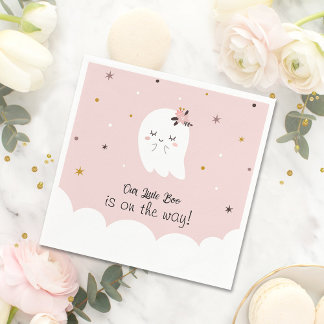 Servilleta De Papel Nuestras servilletas Baby Shower rosadas de Little