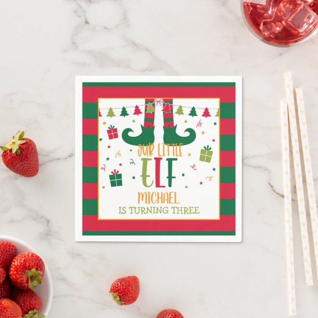 Servilleta De Papel Nuestras servilletas de la fiesta de cumpleaños de (In situ)