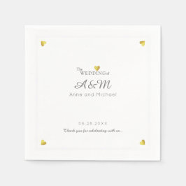 Servilleta De Papel nuestro cóctel estándar de recepción de bodas