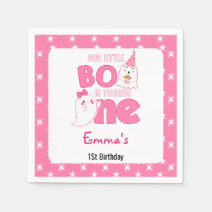 Servilleta De Papel Nuestro Pequeño Boo Se Convierte En Uno, Primer Cu