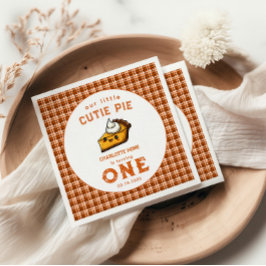 Servilleta De Papel Nuestro Pequeño Día De Pi De Cutie Primer Cumpleañ