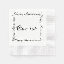 Nuestro primer aniversario feliz