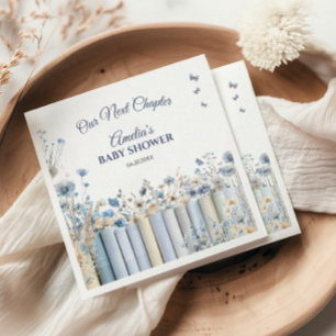 Servilleta De Papel Nuestro próximo capítulo Suave Flor Literaria Azur