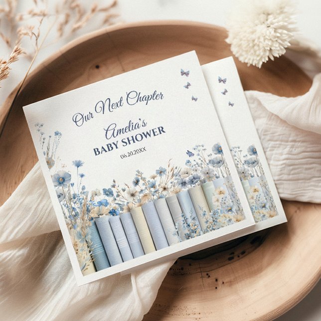 Servilleta De Papel Nuestro próximo capítulo Suave Flor Literaria Azur (Subido por el creador)