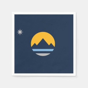 Servilleta De Papel Nueva bandera de Reno, Nevada