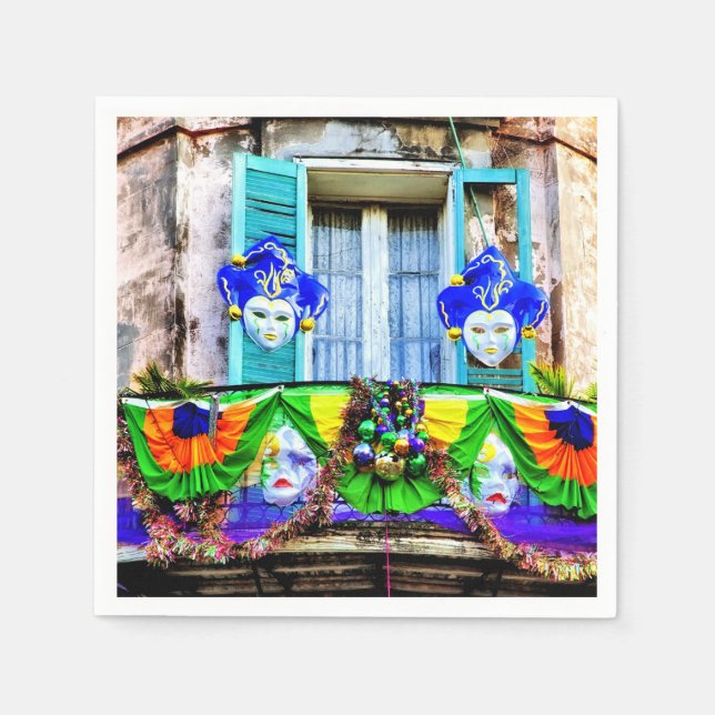 Servilleta De Papel Nueva Orleans, Luisiana (Anverso)