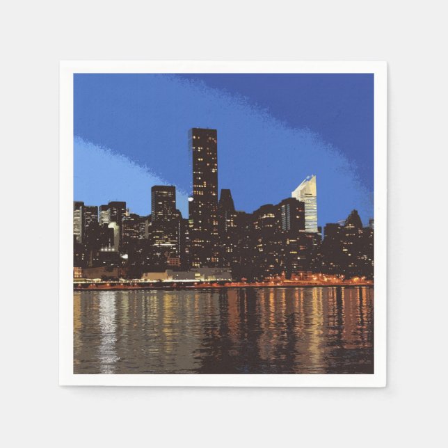Servilleta De Papel Nueva York 2001 (Anverso)