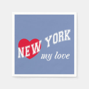 Servilleta De Papel Nueva York mi amor