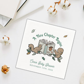 Servilleta De Papel Nuevo capítulo de Woodland Storybook comienza Baby