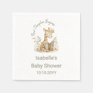 Servilleta De Papel Nuevo capítulo inicia Baby Shower de guiraffe Stor