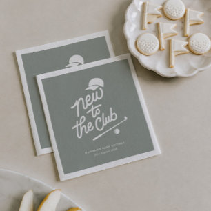 Servilleta De Papel Nuevo en el Club Golf Baby Shower
