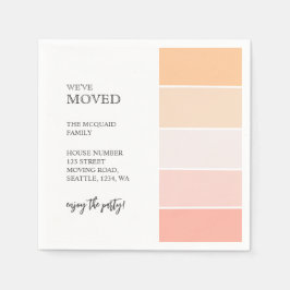 Servilleta De Papel Nuevo fiesta de invitación de melocotón rosa de di