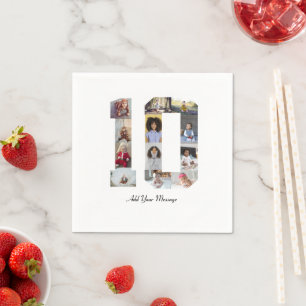 Servilleta De Papel Número 10 Collage de fotos