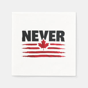 Servilleta De Papel Nunca 51º canadiense americano Trump Política 