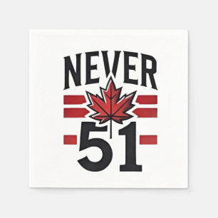 Servilleta De Papel Nunca el 51° Canadá gracioso no está en venta libr