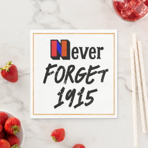 Servilleta de papel Nunca Olvidar 1915